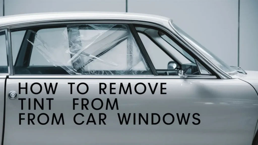 How long does it take to remove tint
