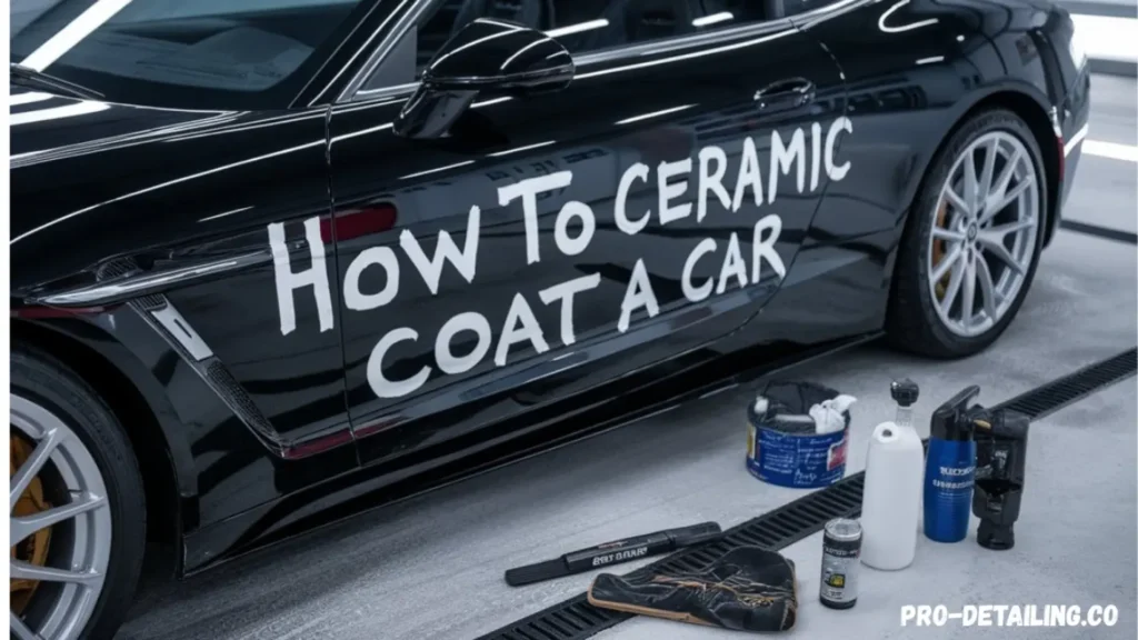 how to ceramic coat a car