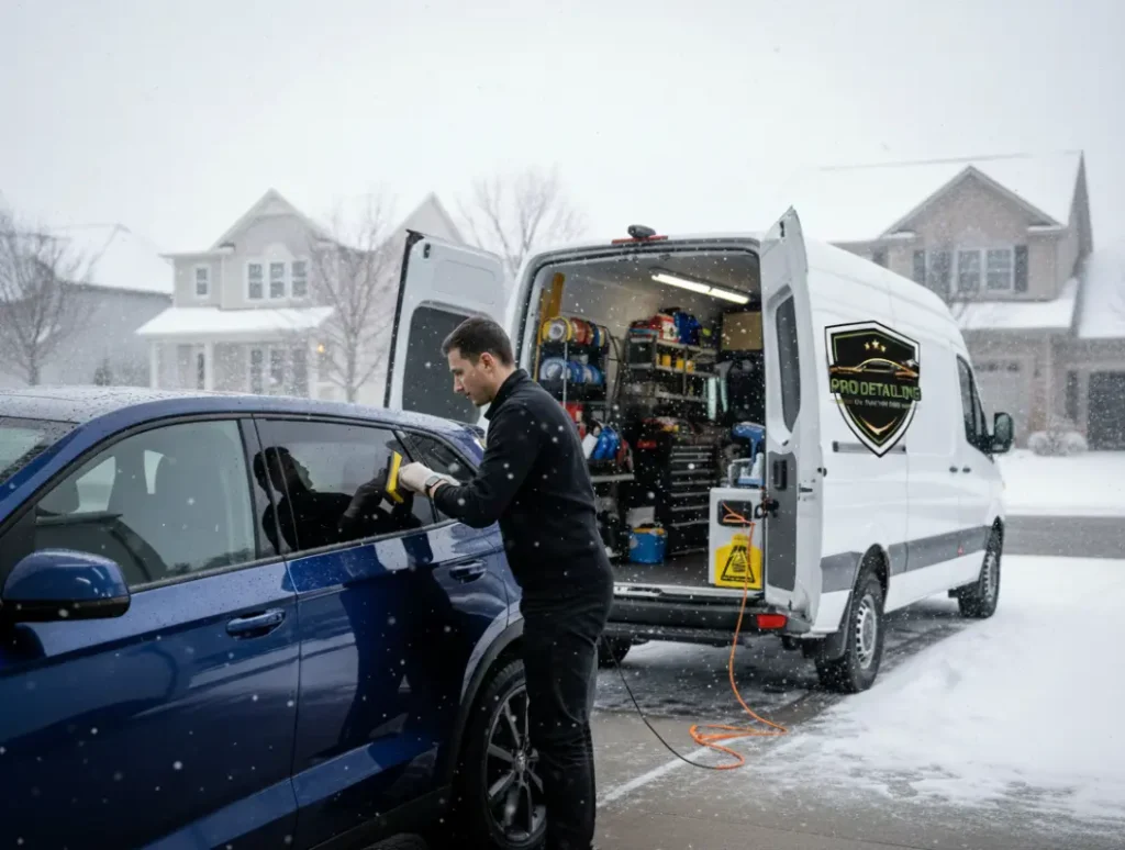 mobile window tinting in winter