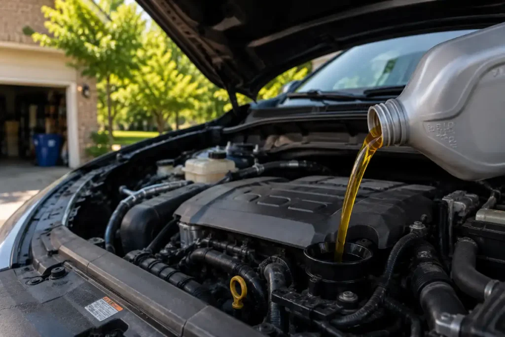 car oil change in summer season
northern va